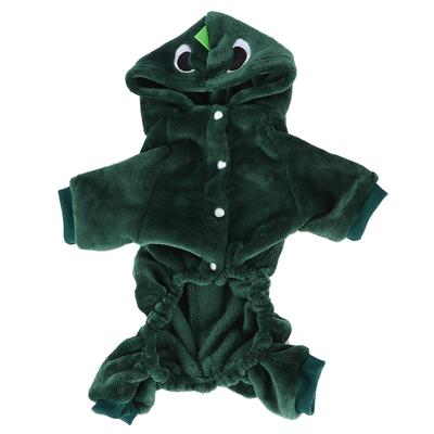 Fleece Winter Niedlich Dinosaurier Hunde Kleidung Hoodies für Kleine Hunde Welpen Jacke Kleidung Outfit
