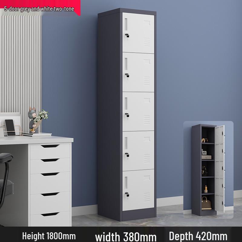 Single Door Steel Locker Cabinet for Employee or Dormitory Use