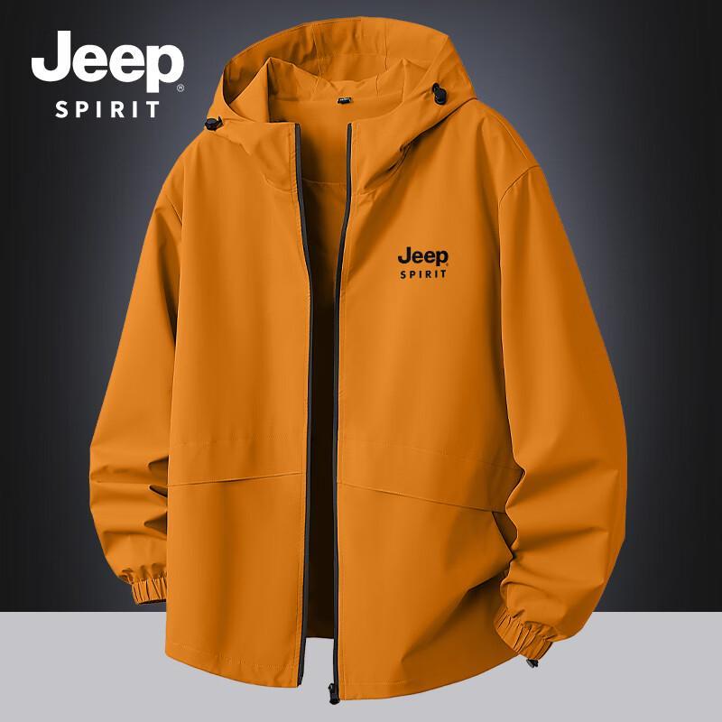 JEEP SPIRIT Herren Multifunktions-Winddichte Wasserdichte Jacke
