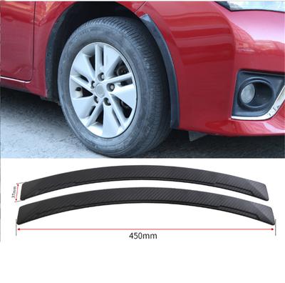 2Pcs Car Fender Wheel Eyebrow Auto Mudguard Lip Body Kit Protector Mud Guard Uni