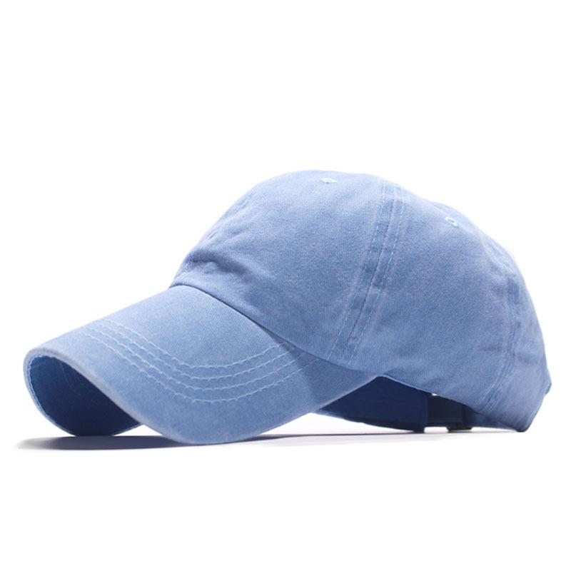 Simple light board fashion cap washed baseball cap men's and women's outdoor sunshade casual hat tide