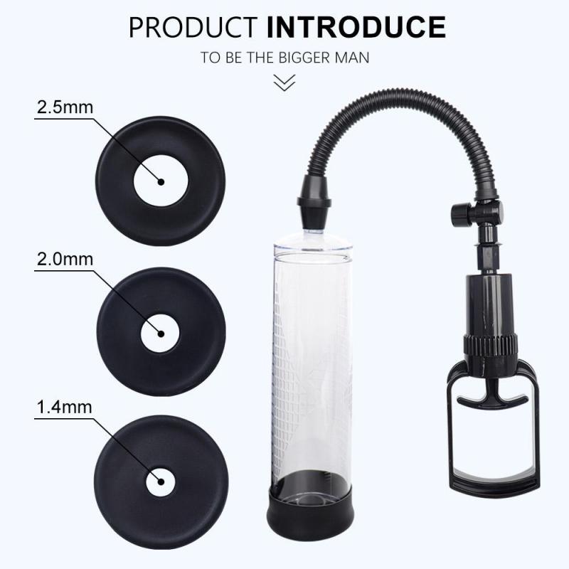 Effective Penis Pump Enlargement Vacuum Dick Extender Men Sex Toy Increase Length Enlarger Male Erotic Adult Sexy Product 18+