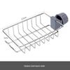 Punch-Free Kitchen Sink Rack for Sponges, Cutlery & Dishcloths