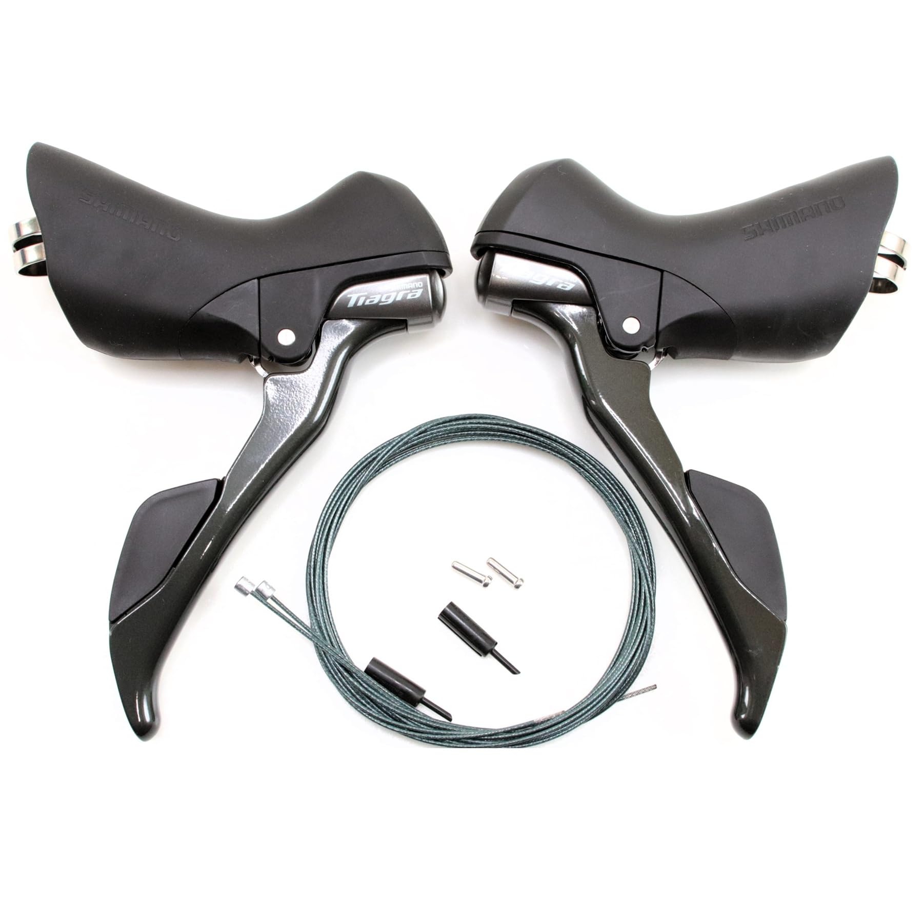 Shimano TIAGRA STI Dual Control Lever Set Front and Rear IST4700PAC2 (ST-4700, 2x10S) 10-Speed, чёрный