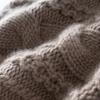 Customized Cashmere Wool Blended Duck Tongue Cashmere Cap Thickened Warm Knitted Cashmere Men's and Women's Hats
