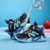 Boys basketball shoes 2025 autumn new shock absorption children's student sports shoes medium older children's knob basketball shoes girls