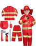 Children's Firefighter Costume for Kindergarten Role Play and Performance