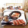 Set Biancheria da Letto Bud Spencer Terence Hill Stampato 3D Adatto per Camera da Letto Set Copripiumino con Federe Tessili per la Casa dei Bambini