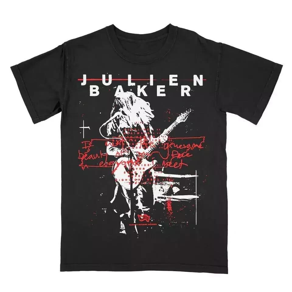 New Julien Baker Live Flier Shirt Classic Black Unisex S-4XL Unisex T-Shirt S