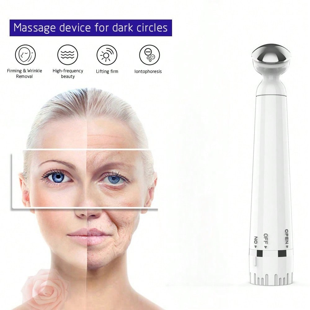 

Режим вибрации+массажа. Массаж и уход за различными акупунктурными точками вокруг глаз посредством вибрации, стимуляция белый