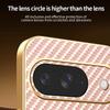 For Google Pixel 9 Phone Case Carbon Fiber Textured Electroplated TPU Back Cover
