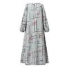 New Arrival Middle East Muslim Casual Pullover Long Sleeve Loose Round Neck Dress
