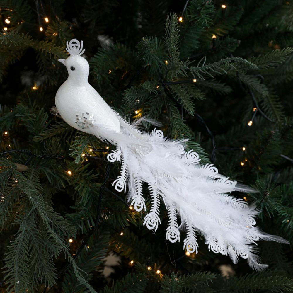 Realistic Shape Artificial Bird Foam Tree Decor Festival Vibe Bird Ornament Scene Display