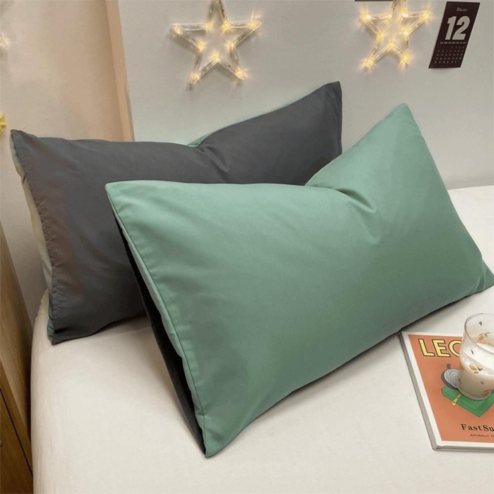 New Cotton Brushed Pillowcases Cozy Super Soft Pillow Covers Wrinkle Resistant Fade Resistant Plain Pillowcase