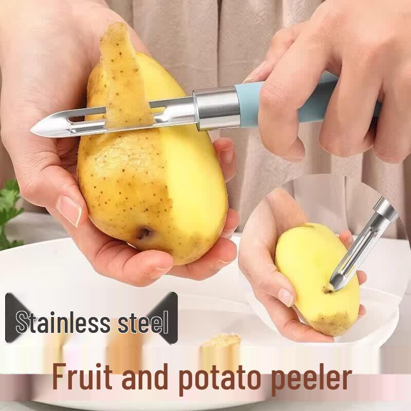 2-in-1 Kitchen Peeler and Fruit Knife