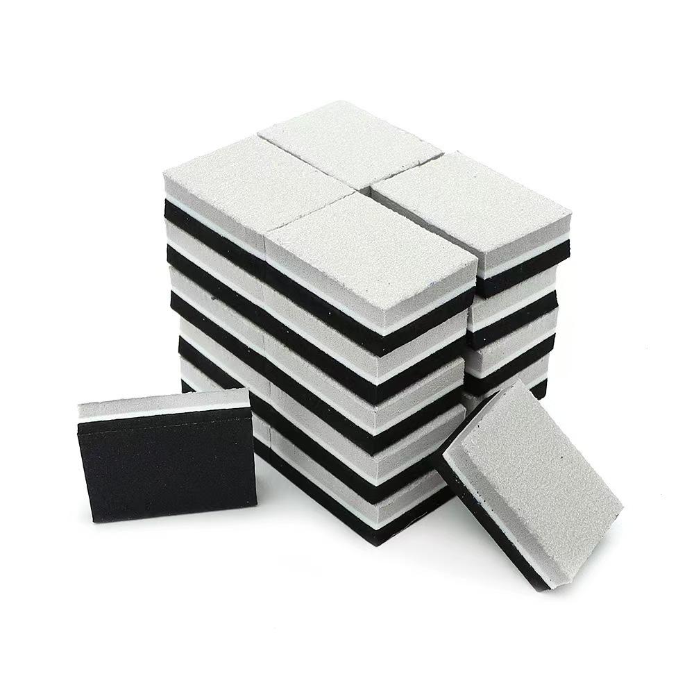High Elastic Sponge Nail Buffer Block Mini Double Sided Sanding Nail File for Nail Shaping Polishing Manicure Supplies