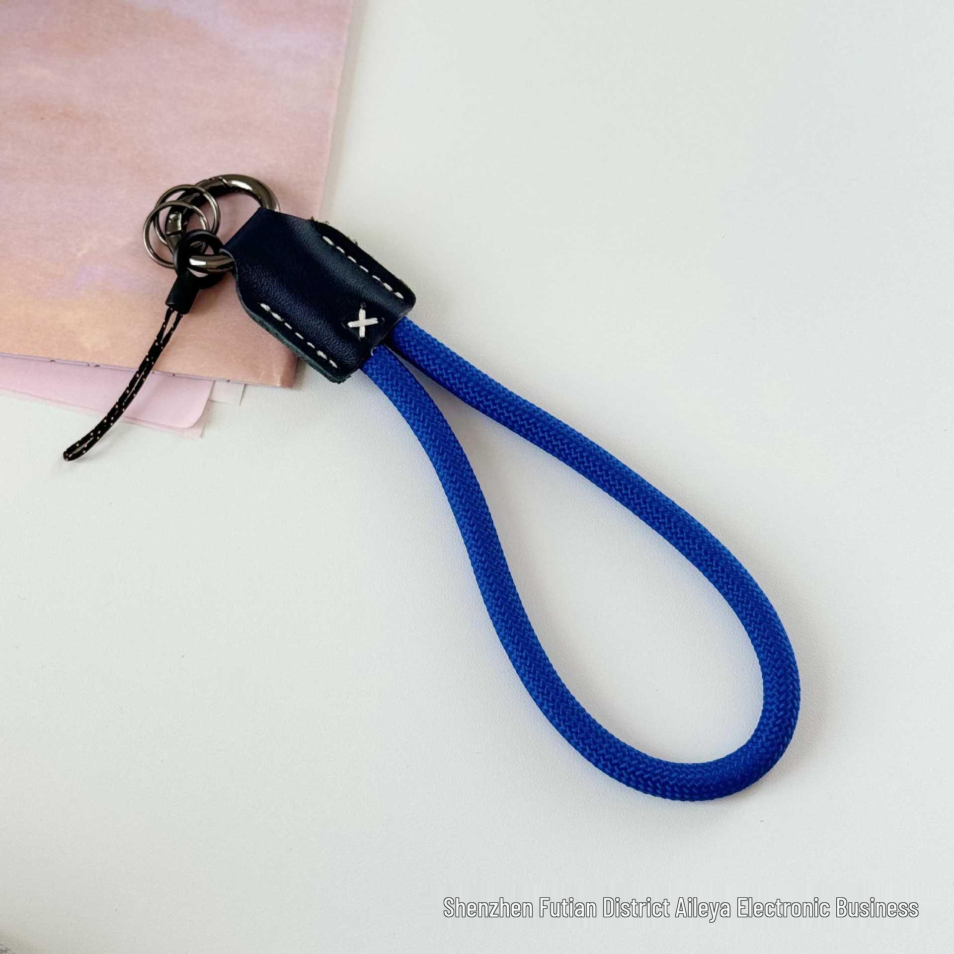 

Durable Leather Sporty Phone & Camera Lanyard with Anti-Loss Nylon Rope