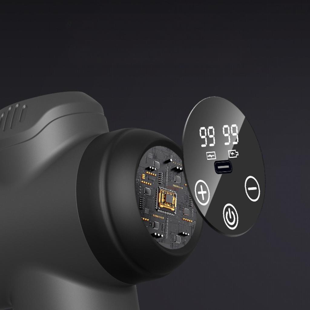 New Fascia Gun Muscle Massager Exercise Relaxation Electric Impact Fitness Equipment Fascia Gun Charging Model