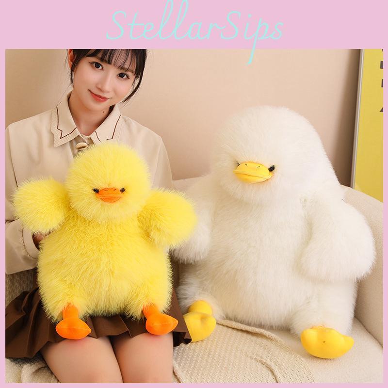 Cute Duck Plush Toy Animal Stuffed Doll Home Bedroom Decoration Gift Children