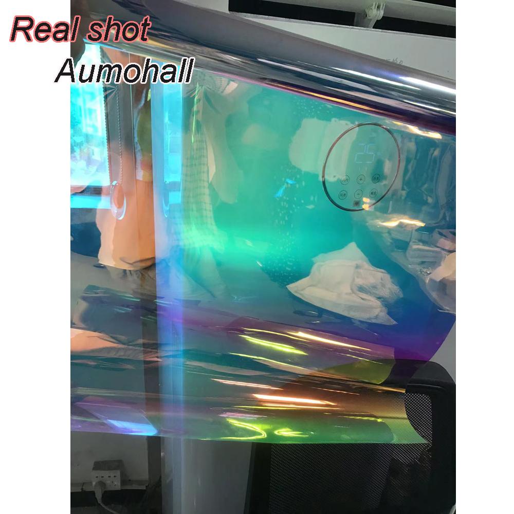 92cm X 152cm VLT 65% Green Chameleon for Car Rear Windshield, Side Window Foils Sun Solar Tints Glass Film Tinting Stickers