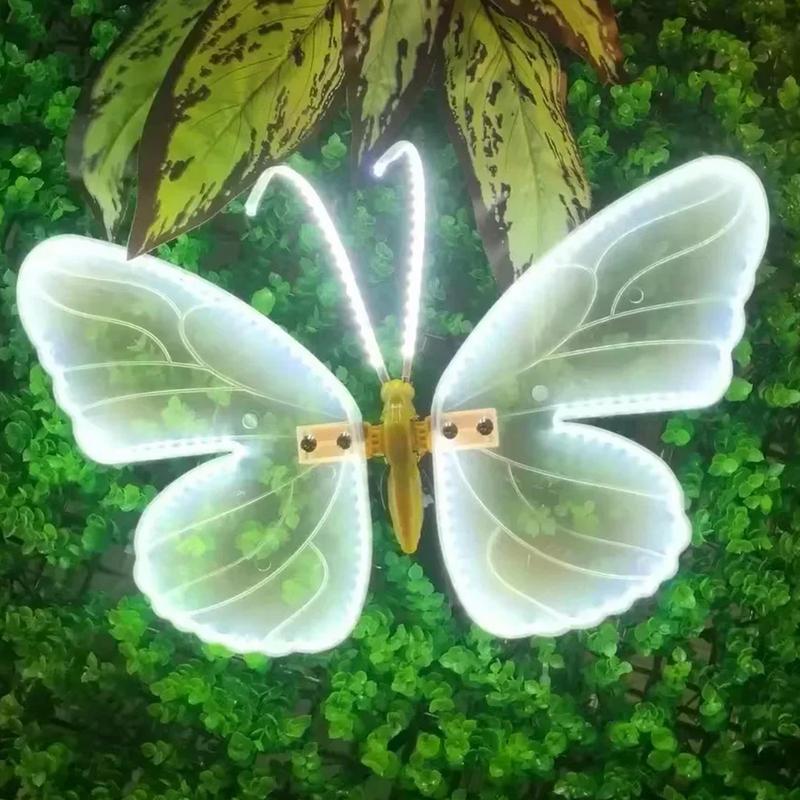 Lumini de Grădină Fluturi Decorațiuni de Exterior Fluture Impermeabile Felinar Mobil Fluturând Realist Pentru Gard Cale Terasă