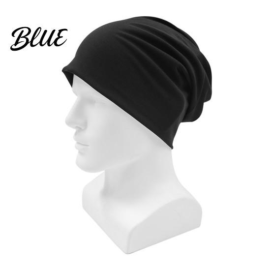 Windproof Spring And Autumn Headwear Slouchy Hip-Hop Hat Solid Color Soft Chemo Headwear Breathable Fabric Sun Protection Hat Lightweight Cancer Cap