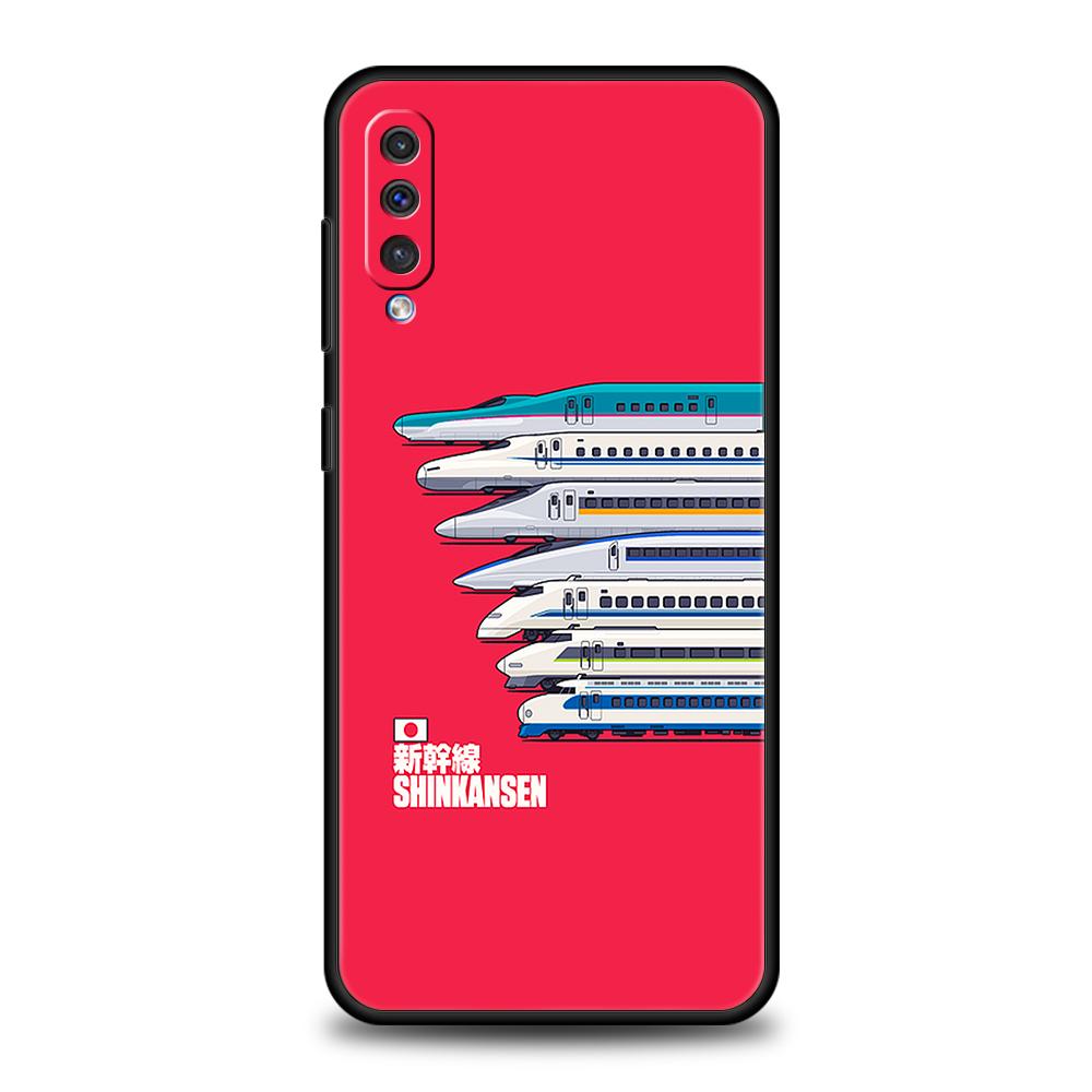 

Bullet Train Series Shinkansen Phone Case for Samsung Galaxy A54 A42 A34 A24 A22 A16 A14 A12 A02 A03 A70 A50 A40 Soft TPU Shell Samsung A40
