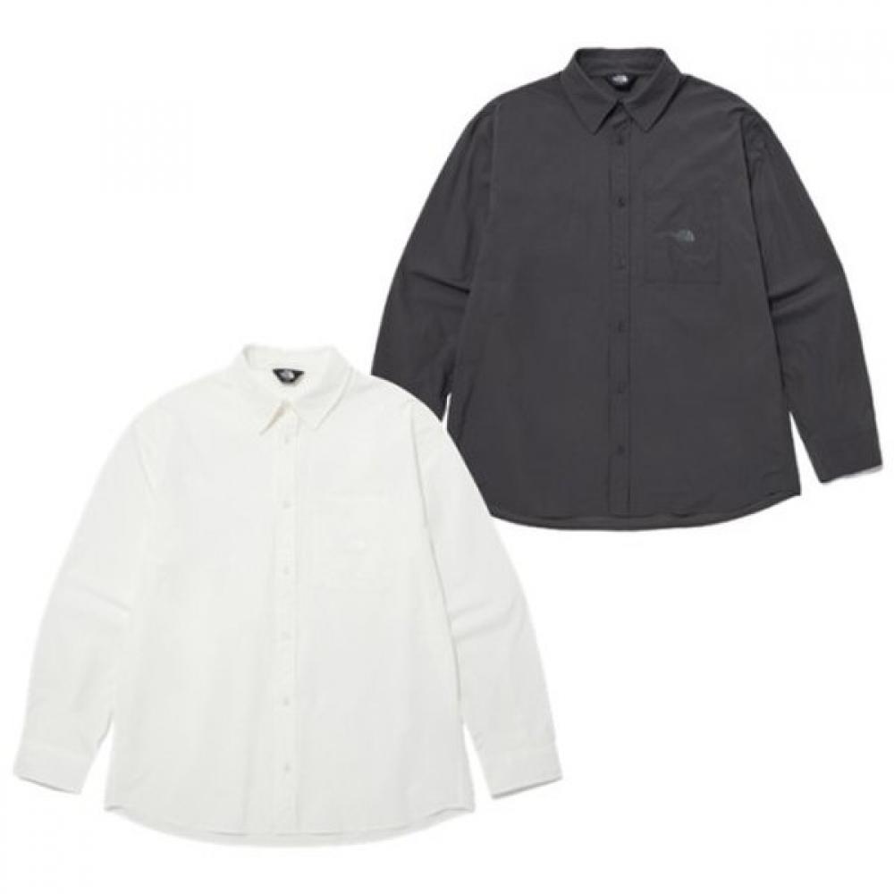The North Face City Chiller Shirt Loose Fit Nh8lp02 WHT (white)/95(M)