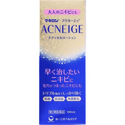 Daiichi Sankyo Healthcare Makiron Acneage Medizinische Lotion 100ml Wund- und eitrige Hautpräparate Wirksamkeit: Akne Akne