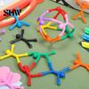 Interactive Toys for Family 10Pcs Magnetic Stick Figure Fidget Toy, Bendable Magnet Matchman Fridge Portable Home Note Photo Holder, Stress