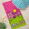 Cartoon Character M-Masha Pig Towel Towel Beach Towel, Quick Drying Absorbent Bath Towel for Swim,Gym,Camping,Outdoor Hot