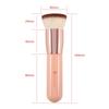 DUcare Foundation Gesichts-Concealer Rundes Make-up Einfach zu bedienen Flache Oberseite Hohe Qualität Taklon-Pinsel, Pinsel, Pinsel, Beliebt, Pinsel, Typ, (Rosa)