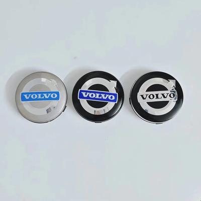 4 PIÈCES 62mm/64mm est applicable à V70S40XC90S60LS70XC60V40V50 Logo Volvo pour le cache central de cache-moyeu de roue de voiture.