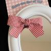 Bow Plaids Hair Clip Y2K Style Hairpin Sweet Balletcore Bunches Hair Clips