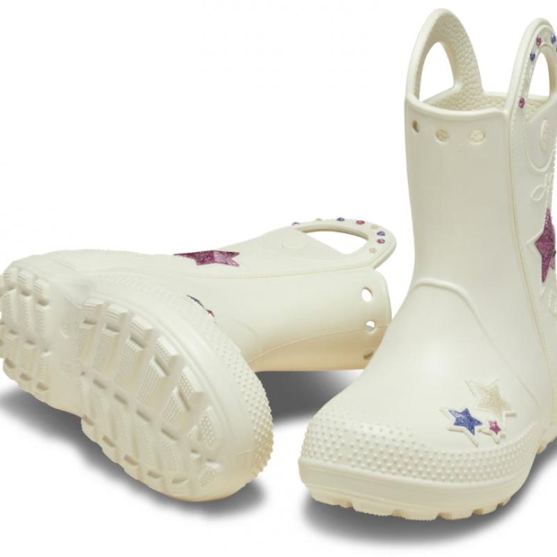 Crocs Kids Handle It Western Metallic Boots 212546 2md