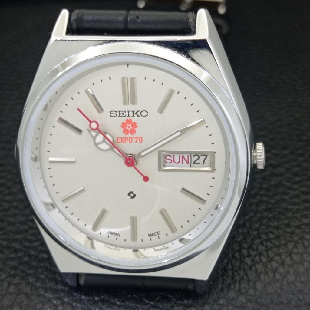 AUTOMATIC VINTAGE REFURBISHED SEIKO EXPO 70 6309A JAPAN MENS WATCH a441789-1 Sk-a441789