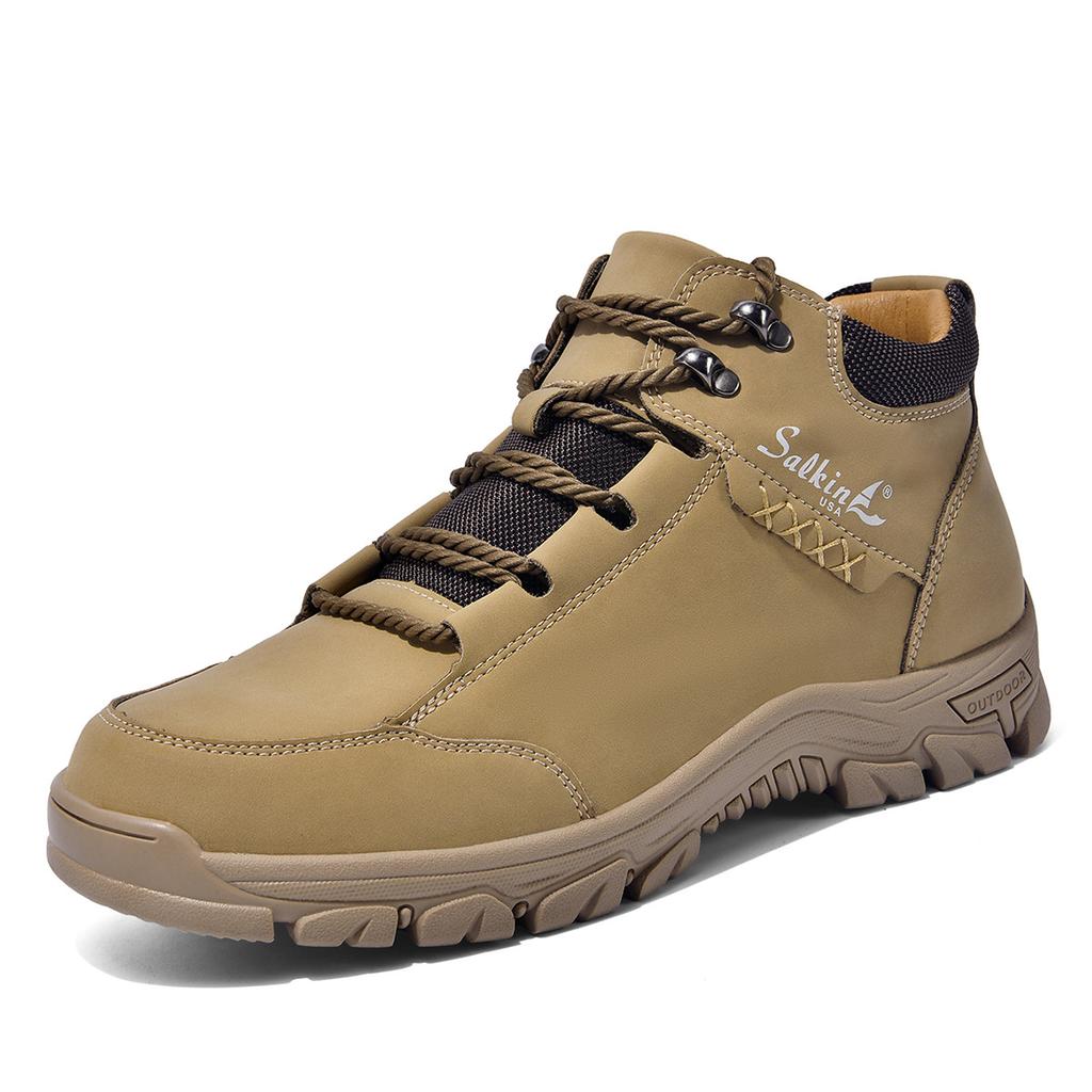 Independent Station Popular Men's Outdoor Casual Shoes British Retro 2025 Direct Supply Patented Latex Insoles