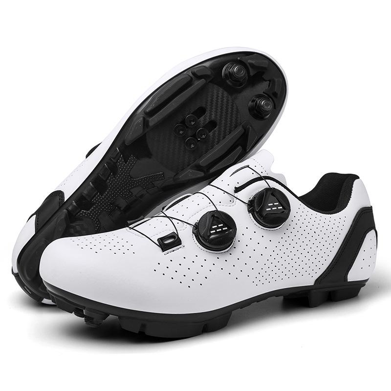 2022 Cross-Strap Lock Road Cycling Shoes with Hard Sole for Mountain Biking and Racing