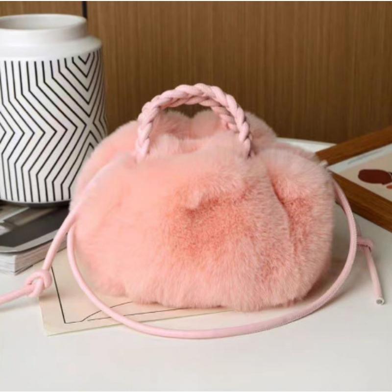 Plyšová taška, podzimní a zimní všestranná kabelka, nová skládaná taška cloud, prémiová taška přes rameno, dámská taška