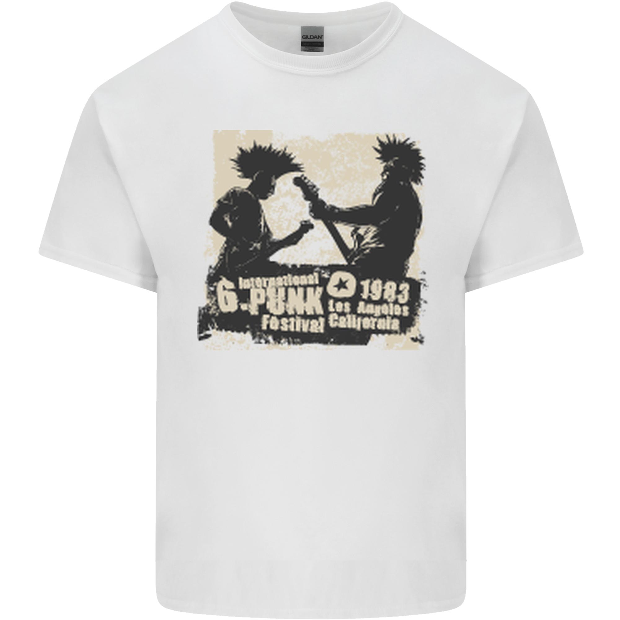 Punk Festival 1983 Music Rock n Roll Unisexs Light Cotton TShirt S