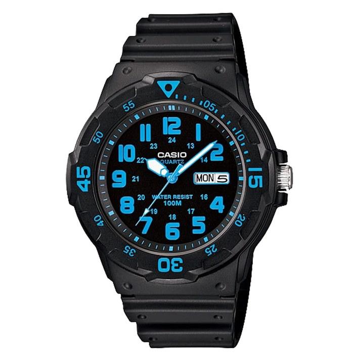 [Casio] MRW-200H-2BV Analog Watch (Black x Blue)