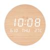 LED-Wanduhr im nordischen Stil: Leises, Kreatives Design für Wohnzimmer oder Schlafzimmer, Modell S201.
