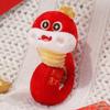 Snake Playful Plush Ring Cheerful Pink And Blue Snake Doll For Girls Decor