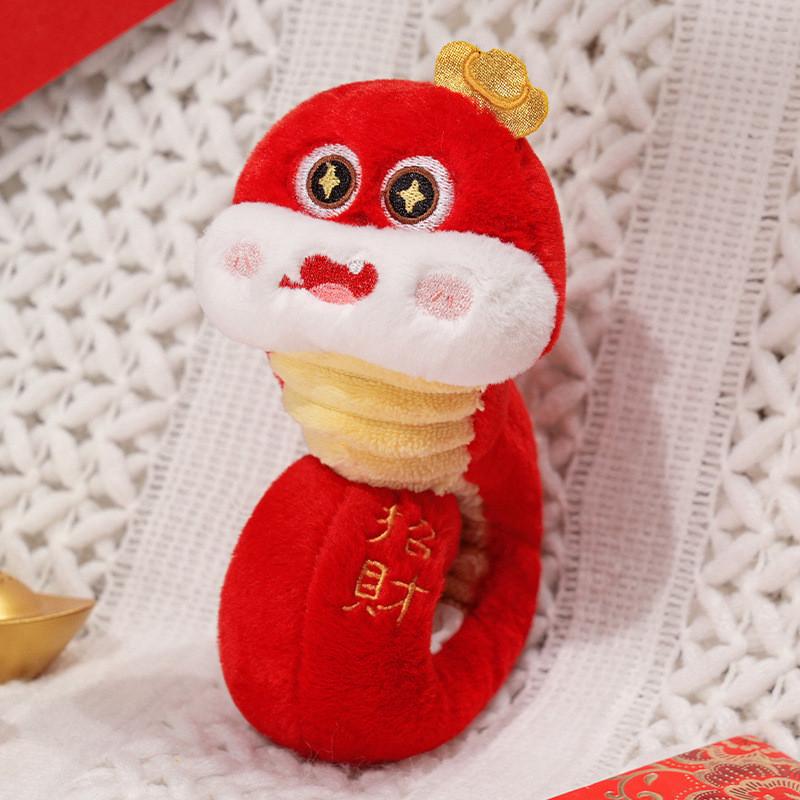 Snake Playful Plush Ring Cheerful Pink And Blue Snake Doll For Girls Decor