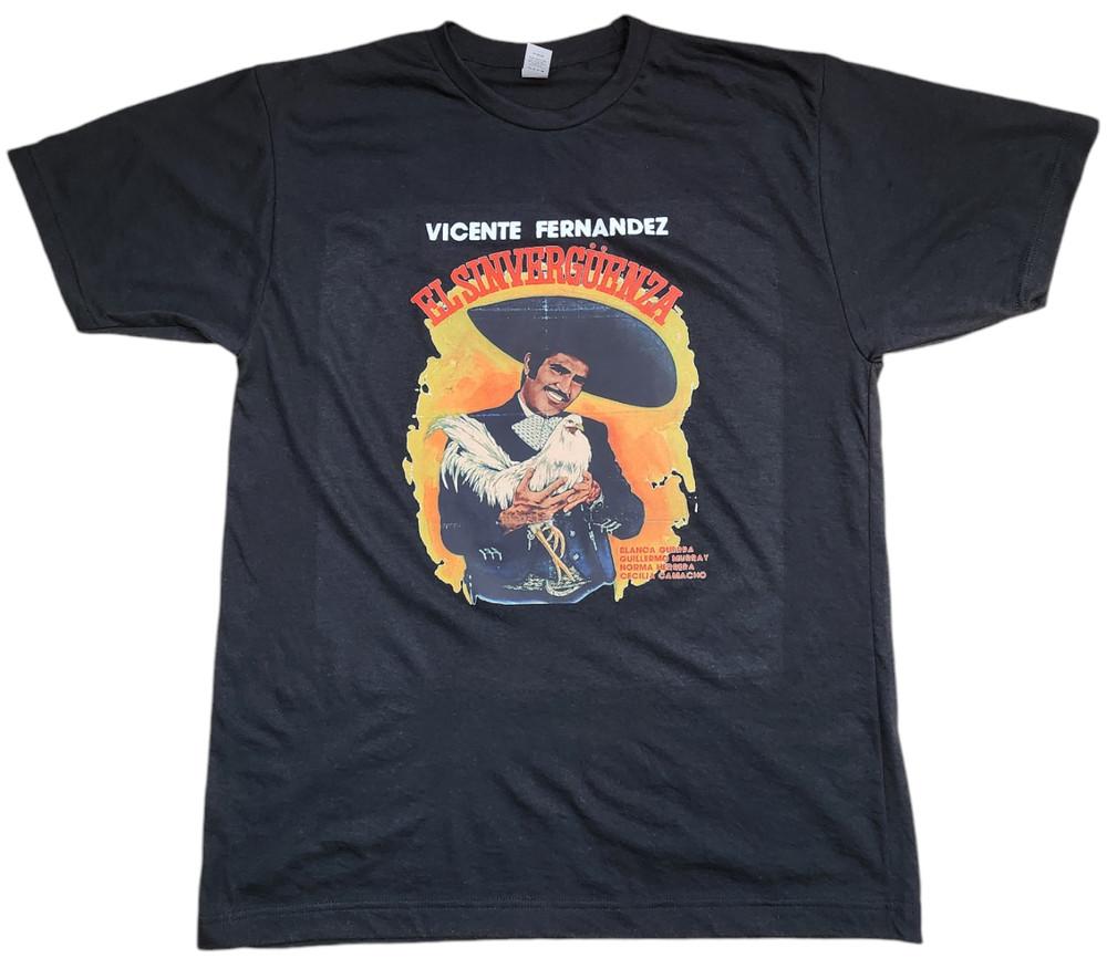 

Vicente Fernandez El sinvergüenza tshirt colors new gift retro vintage soft Unisex T-Shirt M