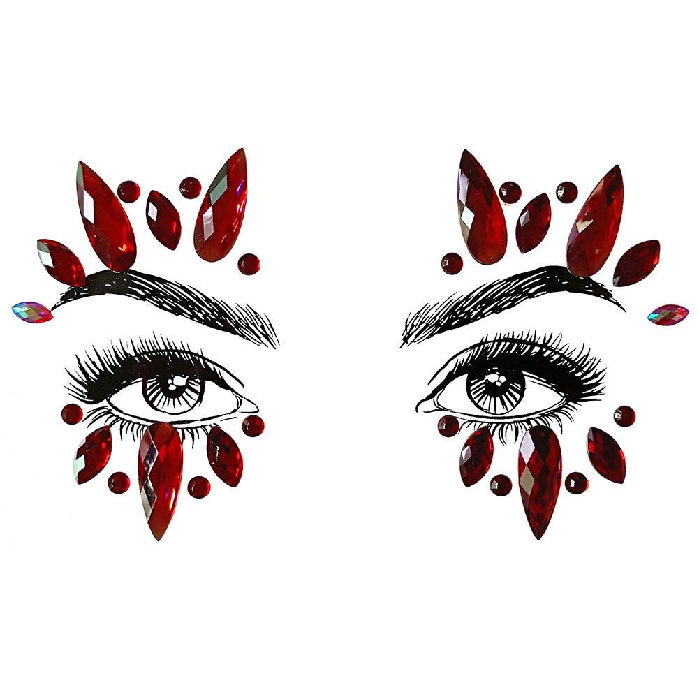 165 Selbstklebende Strass-Steine Für Gesicht & Körper – Gesichtsschmuck Für Festival, Party & Karneval