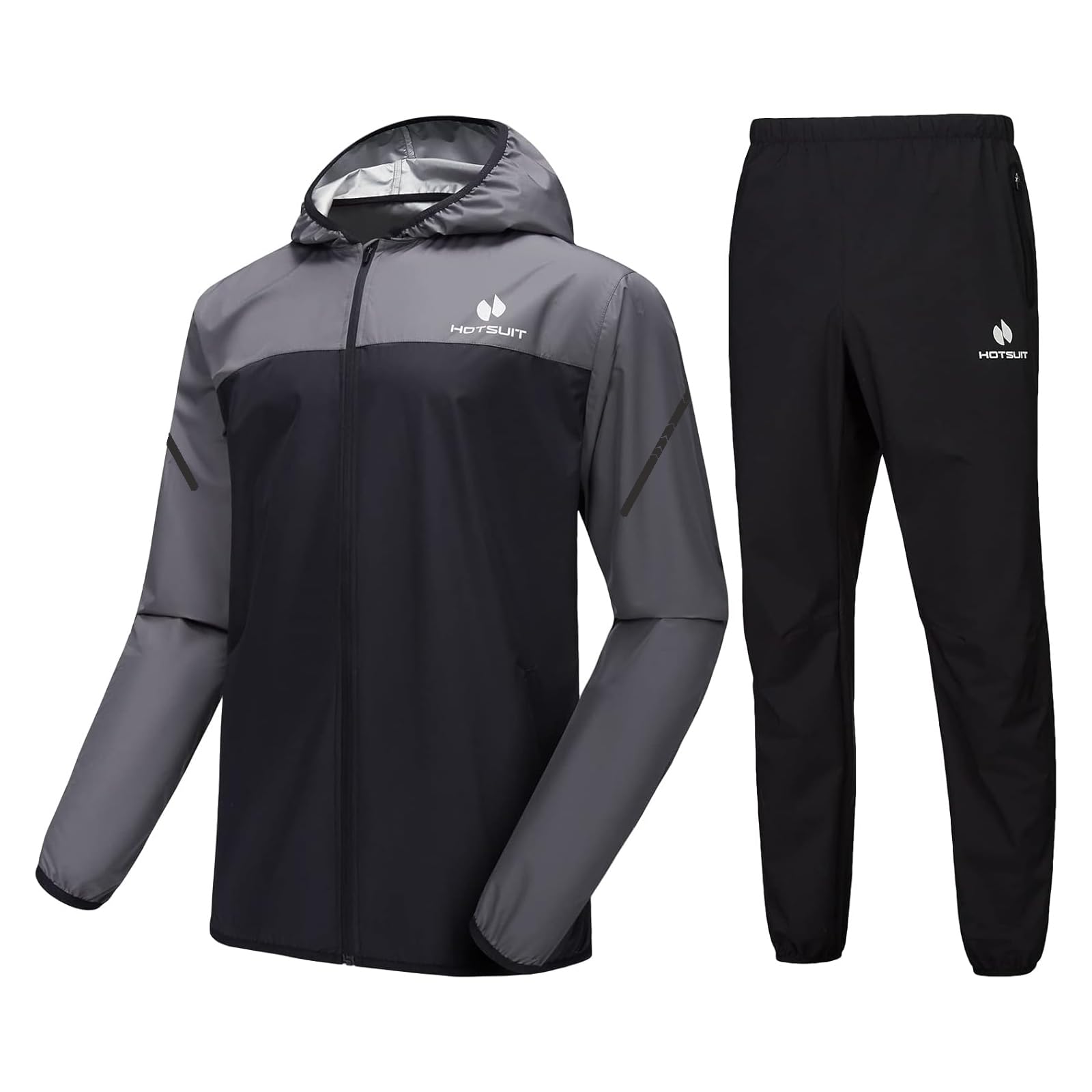 

[HOTSUIT] Sauna Suit - Amazingly Comfortable - Top and Bottom Set - Men s & Women s - One Color - For Weight Loss, Fat Burning, Heavy Sweating, Odor-R