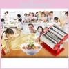 Manual Pasta And Wonton Dough Press With Adjustable Roller For Family Cooking And Homemade Recipes
