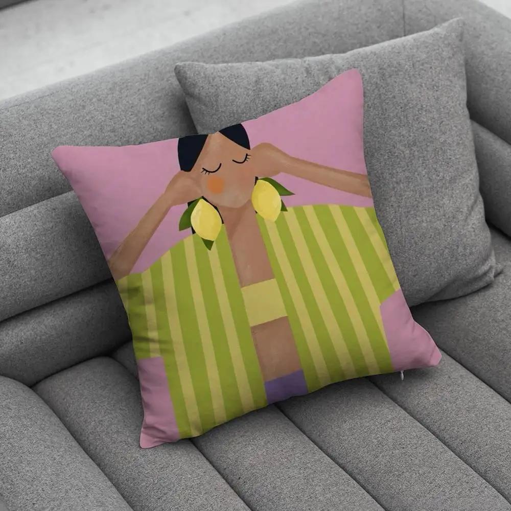 B-Bea Art Muller Pillow Case Pillowcase Home Sofa Cushions Car Cushions Pillowcover Office Pillowshell Pillow