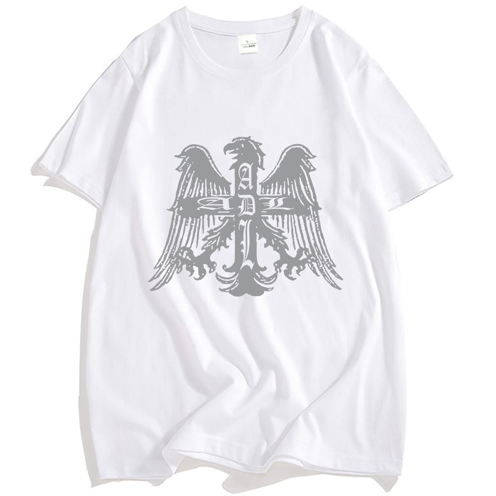 ADL EMBLEM TEE Short Sleeve 100%Cotton Comfortable Male T-shirt Summer Unisex Streetwear O-neck Fashion Soft Mens Tshirts Print Tops Anime T-shirt